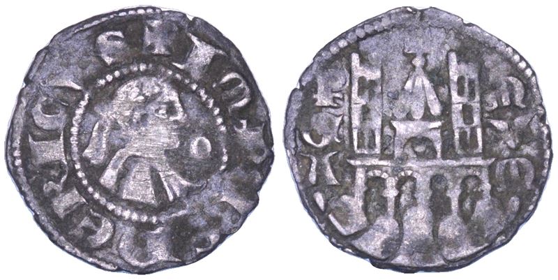 BERGAMO. COMUNE, A NOME DI FEDERICO II (1194-1250). Denaro planeto, anni 1270-1282.  - Asta Numismatica - Cambi Casa d'Aste