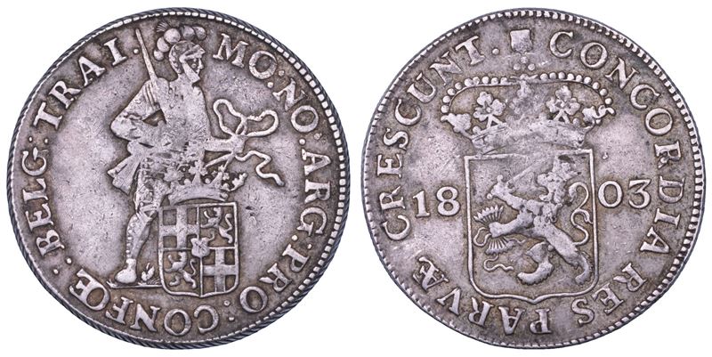 PAESI BASSI - UTRECHT. Dukat 1803.  - Asta Numismatica - Cambi Casa d'Aste