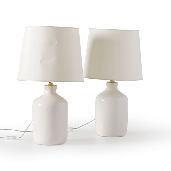 Coppia di abat jour "Jardin d'Ulysse"