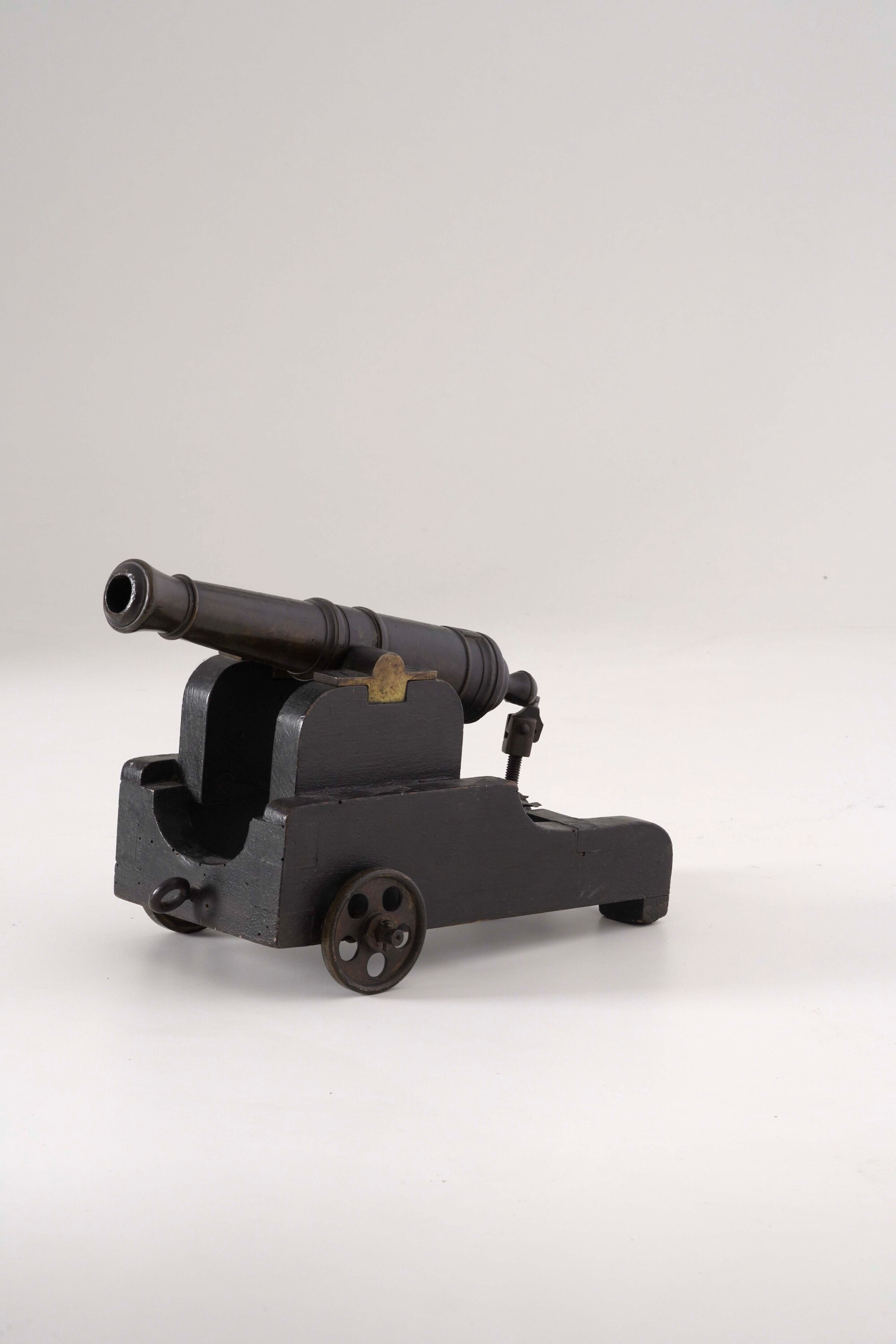 Modellino di cannone, oggetto decorativo (35x13x22 cm)