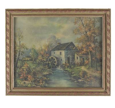 Scuola del XX secolo, Mulino, olio