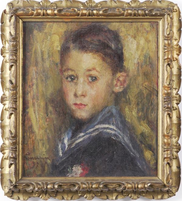 Carlo Cazzaniga - Ritratto di bambino