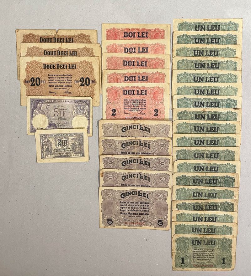 ROMANIA. Lotto di 33 esemplari.  - Auction Light Numismatics - Cambi Casa d'Aste
