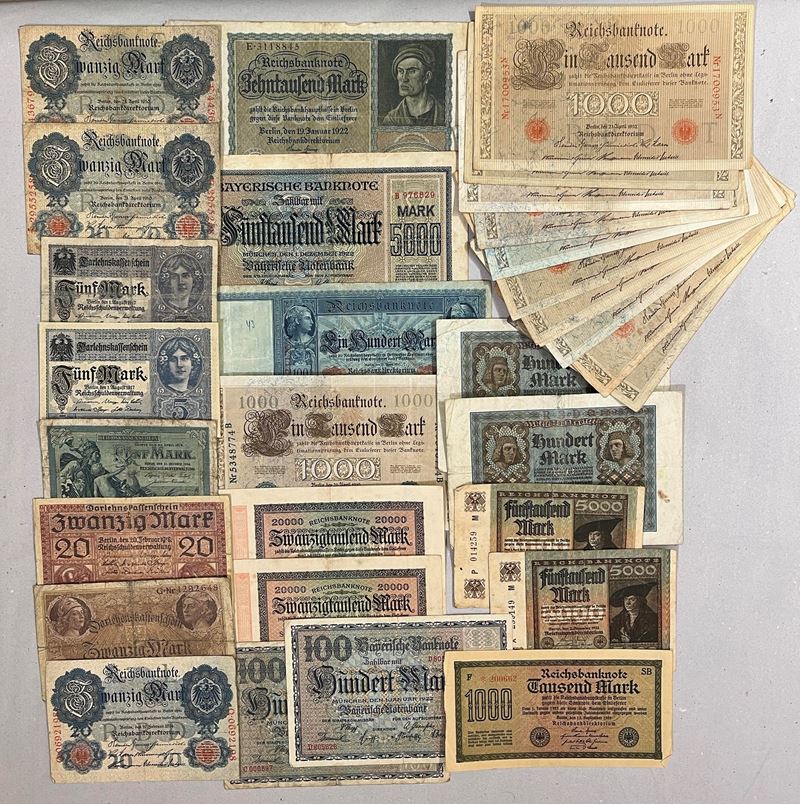 GERMANIA. Lotto di 34 esemplari.  - Auction Light Numismatics - Cambi Casa d'Aste