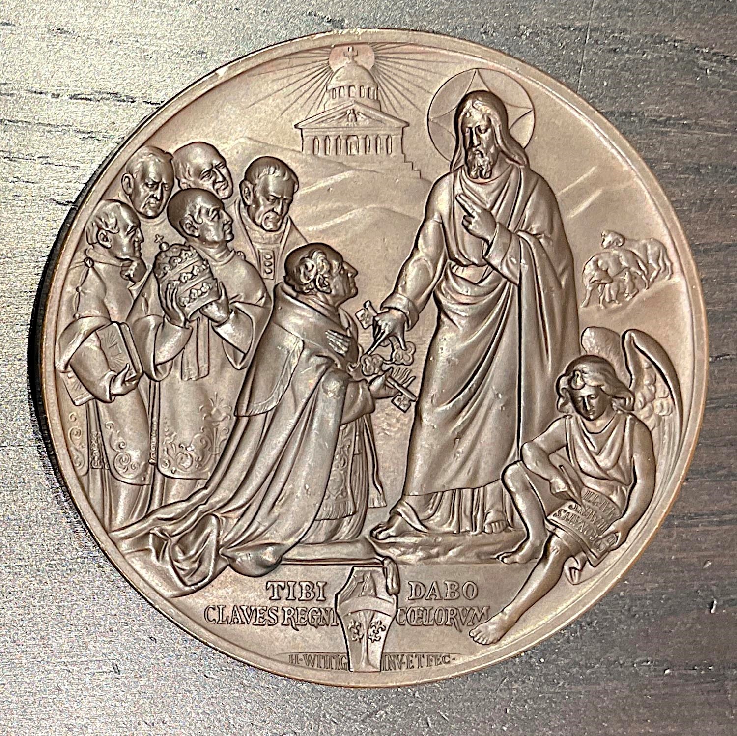 Leone XIII, Medaglia straordinaria in bronzo, Elezione al Pontificato (1878)