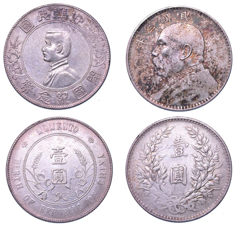 CINA. REPUBLIC, 1912-1949. Lotto di due monete.  - Auction Light Numismatics - Cambi Casa d'Aste