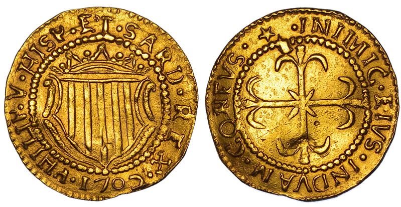CAGLIARI. FILIPPO V DI SPAGNA, 1700-1719. Scudo 1702.  - Auction Light Numismatics - Cambi Casa d'Aste