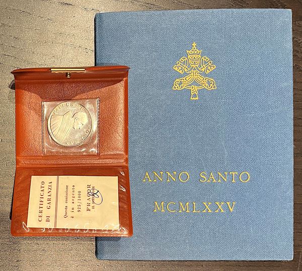 VATICANO. PAOLO VI, 1963-1978. Lotto di 6 medaglie in argento  1975. Anno Santo.