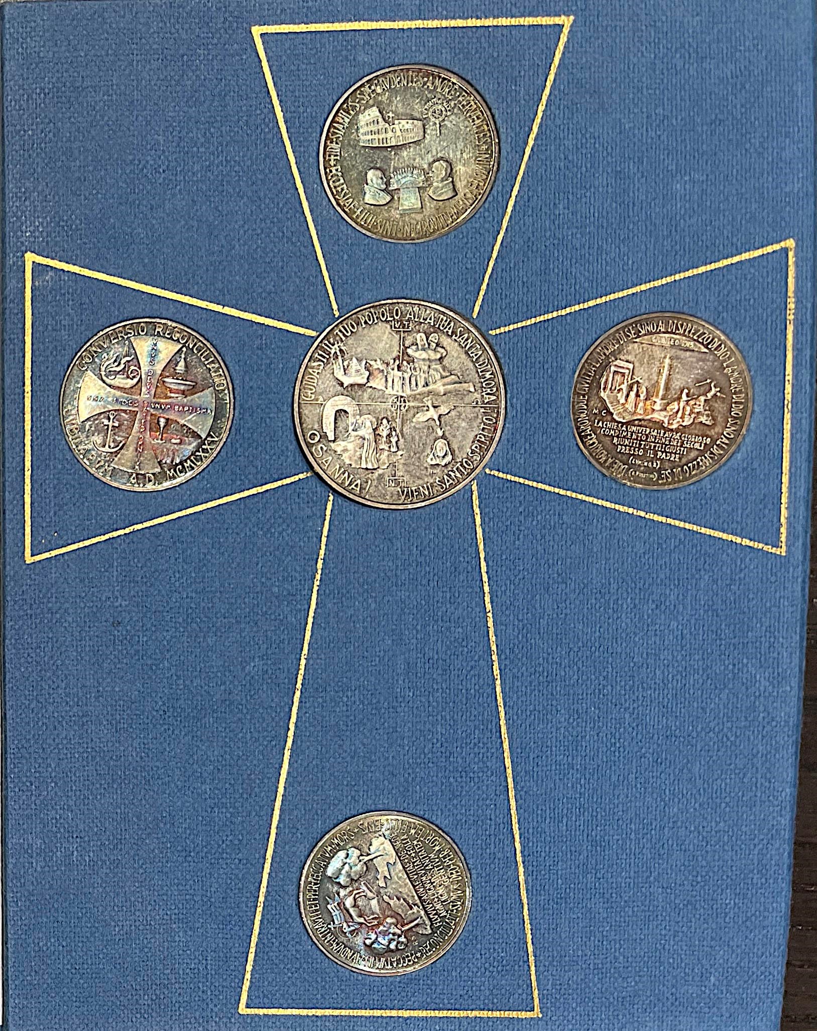 Paolo VI, Lotto di 6 medaglie in argento, Anno Santo 1975