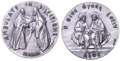 VATICANO, Medaglia in argento 1965 - Scomunica verso gli ortodossi