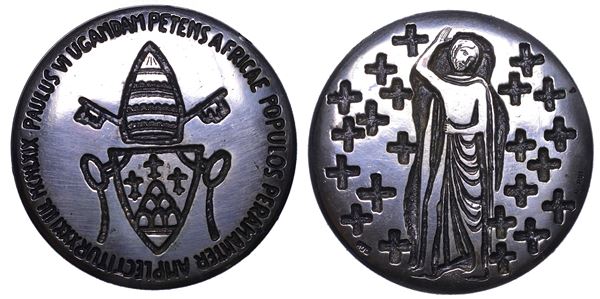VATICANO. PAOLO VI, 1963-1978. Medaglia in argento 1969. Viaggio in Uganda.
