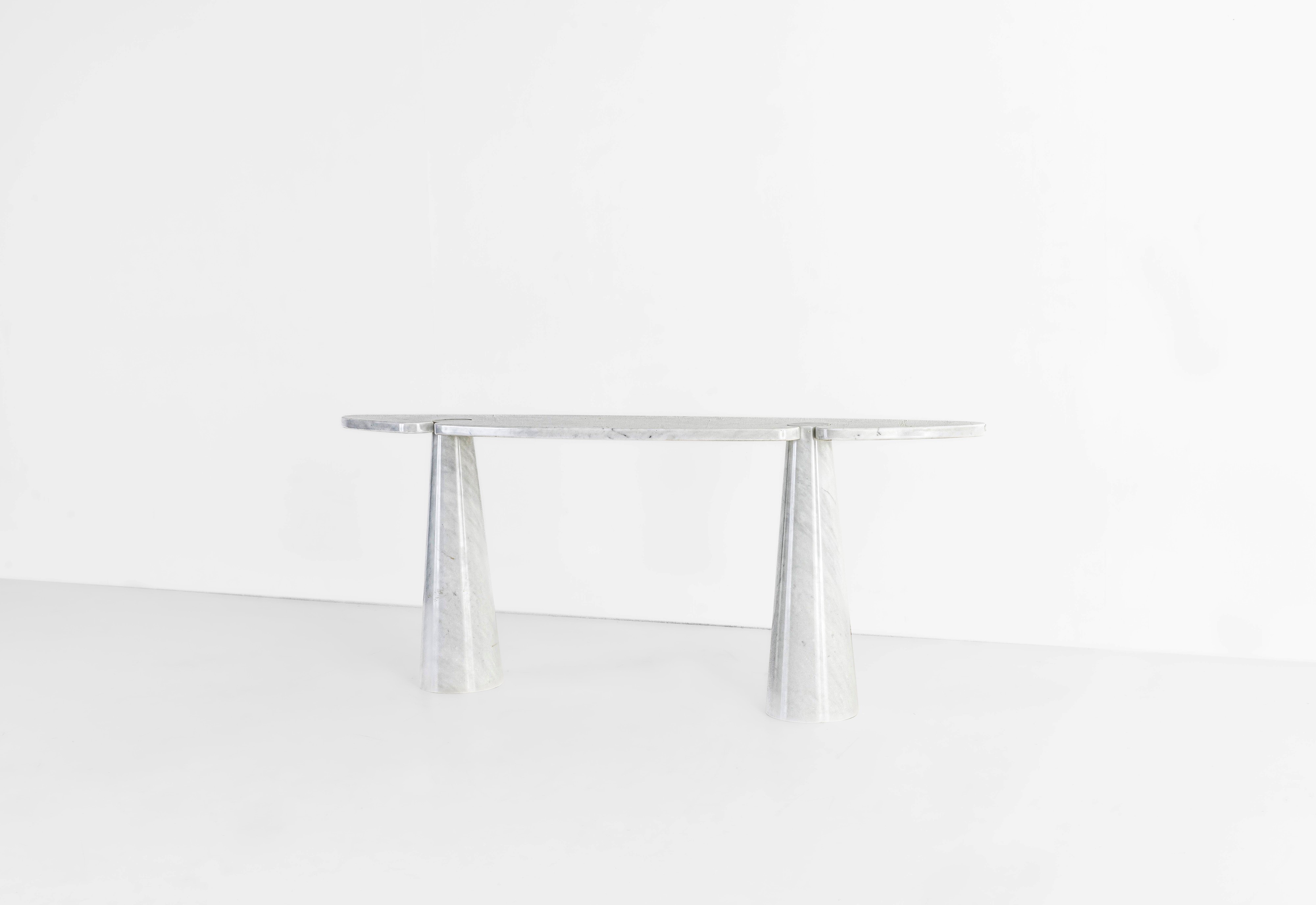Angelo Mangiarotti - Console della serie Eros, marmo, 1971