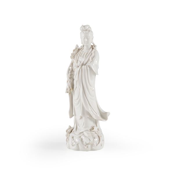Guanyin in porcellana blanc de Chine