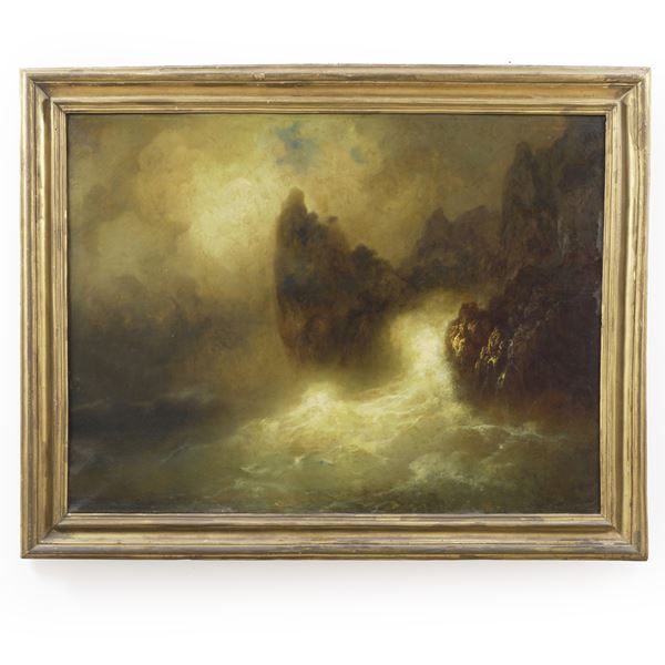 A. Zagoskin Marina in tempesta