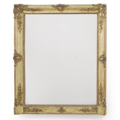 Francia, Specchiera con cornice in legno dorato, XIX secolo
