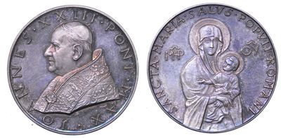 Giampaoli, Medaglia in argento, Salus Populi Romani, 1959