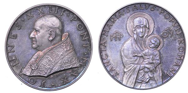 VATICANO. GIOVANNI XXIII, 1958-1963. Medaglia in argento 1959. Salus Populi Romani.