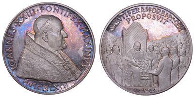 Giovanni XXIII, Medaglia in argento 1963, Premio Balzan