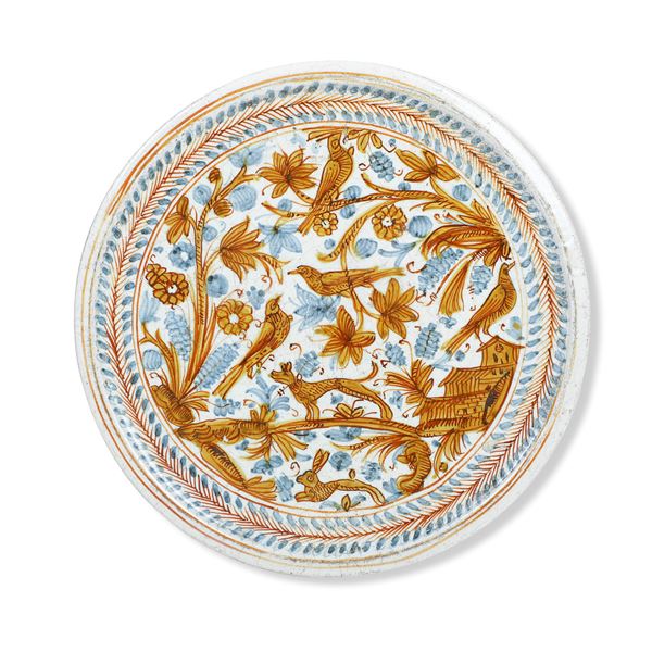 Alzata Deruta, metà del XVII secolo 