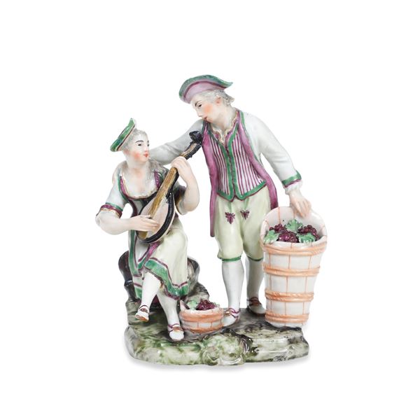 Gruppo Germania, Manifattura di Ludwigsburg (Wurtenberg), verso il 1780 Modello di Johann Adam Bauer 