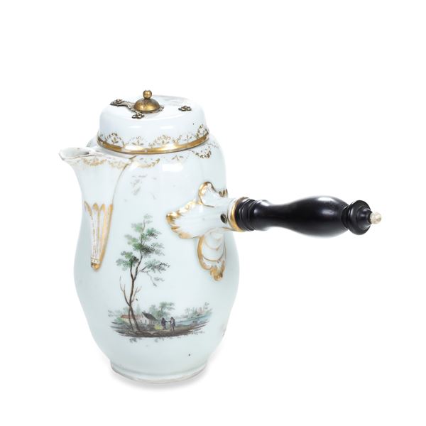 Cioccolatiera Danimarca, Manifattura Reale di Copenaghen, 1830-1845 circa  