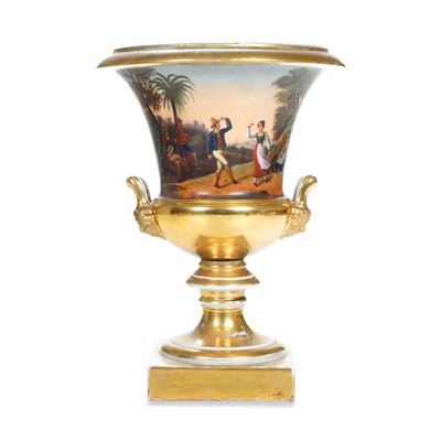 Italia, Vaso “Medici” in porcellana, secondo quarto del XIX secolo