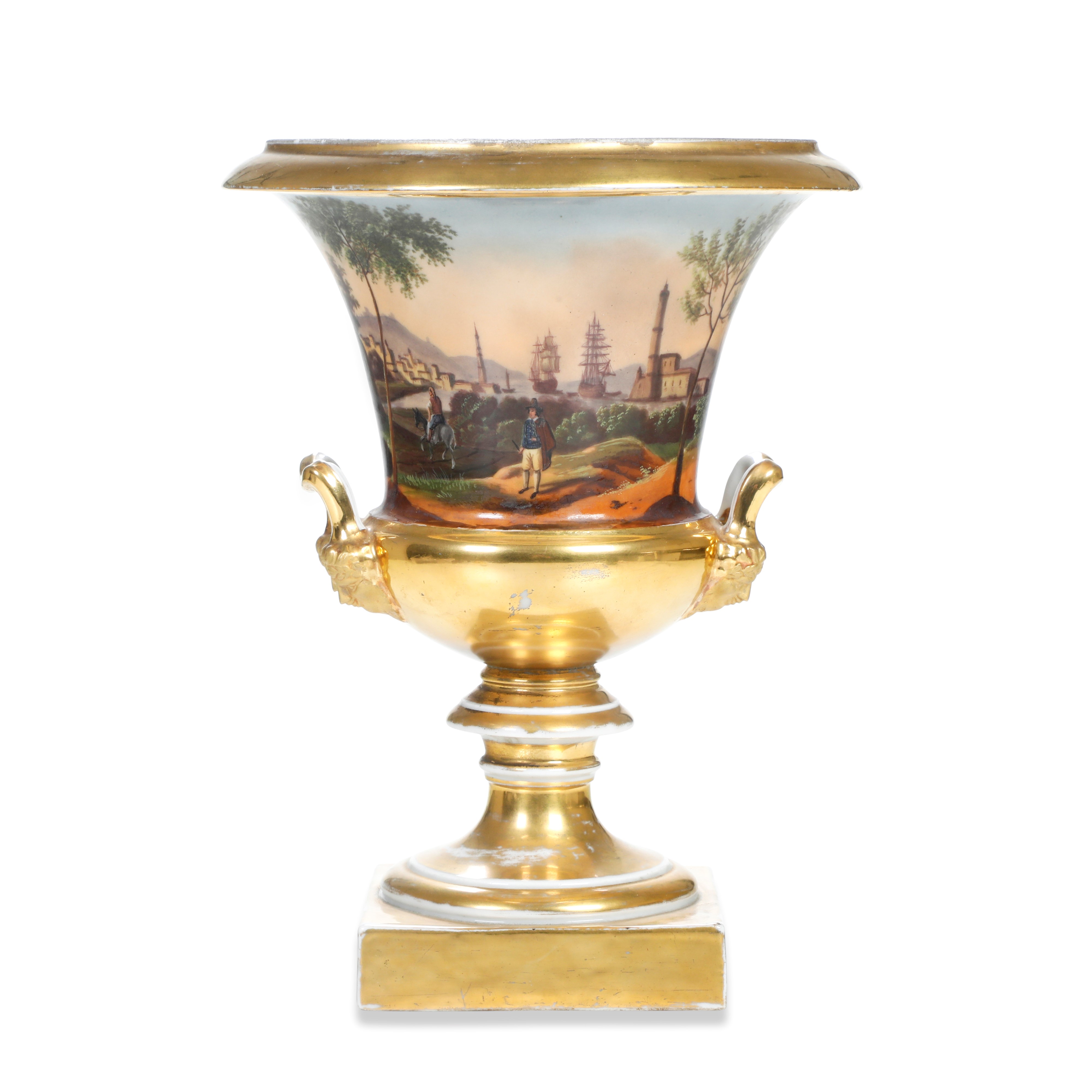 Italia, Vaso “Medici” in porcellana, secondo quarto del XIX secolo