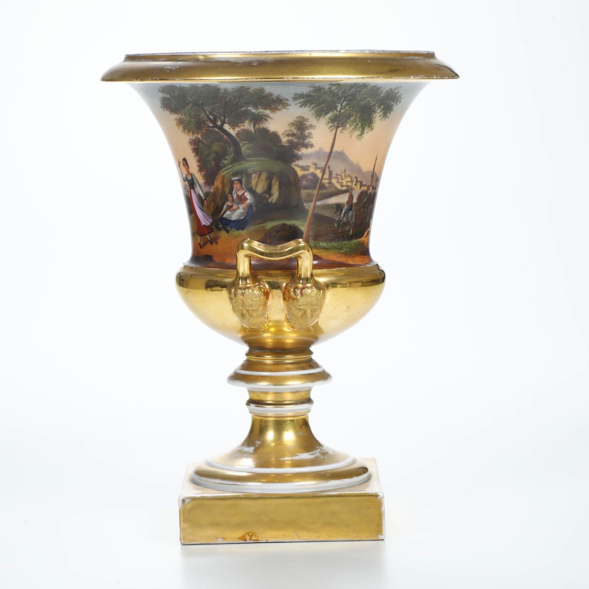 Italia, Vaso “Medici” in porcellana, secondo quarto del XIX secolo
