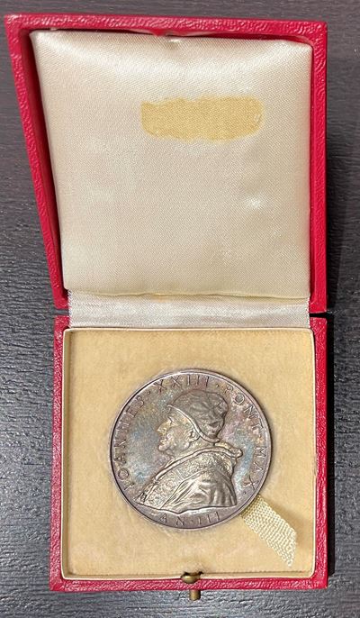 Giovanni XXIII, Medaglia annuale in argento 1960/A, III. Canonizzazione del Cardinale Gregorio Ba...