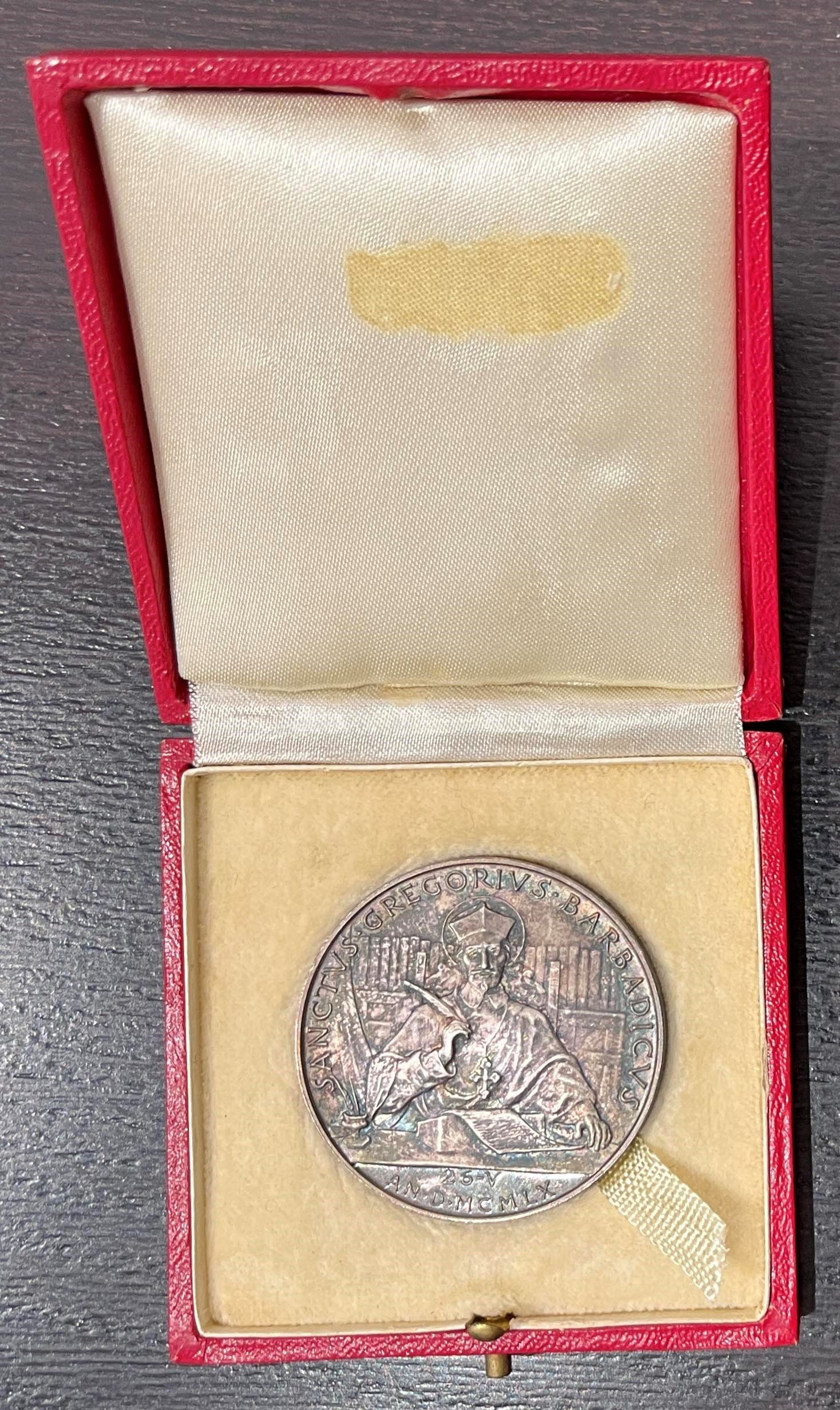 Giovanni XXIII, Medaglia annuale in argento 1960/A, III. Canonizzazione del Cardinale Gregorio Ba...