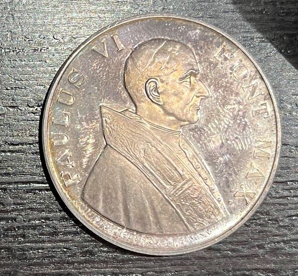 VATICANO. PAOLO VI, 1963-1978. Medaglia in argento 1964. Viaggio in Terrasanta.