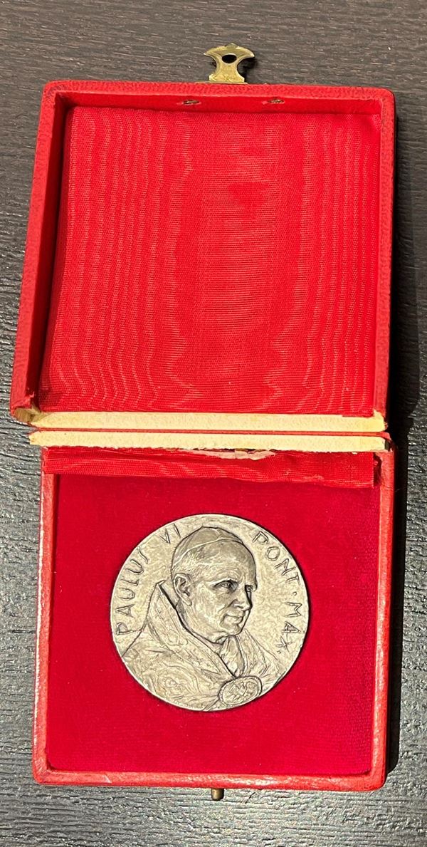 VATICANO. PAOLO VI, 1963-1978. Medaglia in argento 1967. Viaggio a Istanbul.