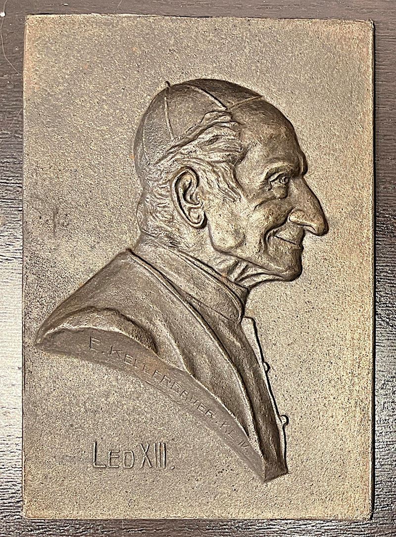 ROMA. LEONE XIII, 1878-1903. Grande placca in bronzo.  - Asta Numismatica Light - Cambi Casa d'Aste