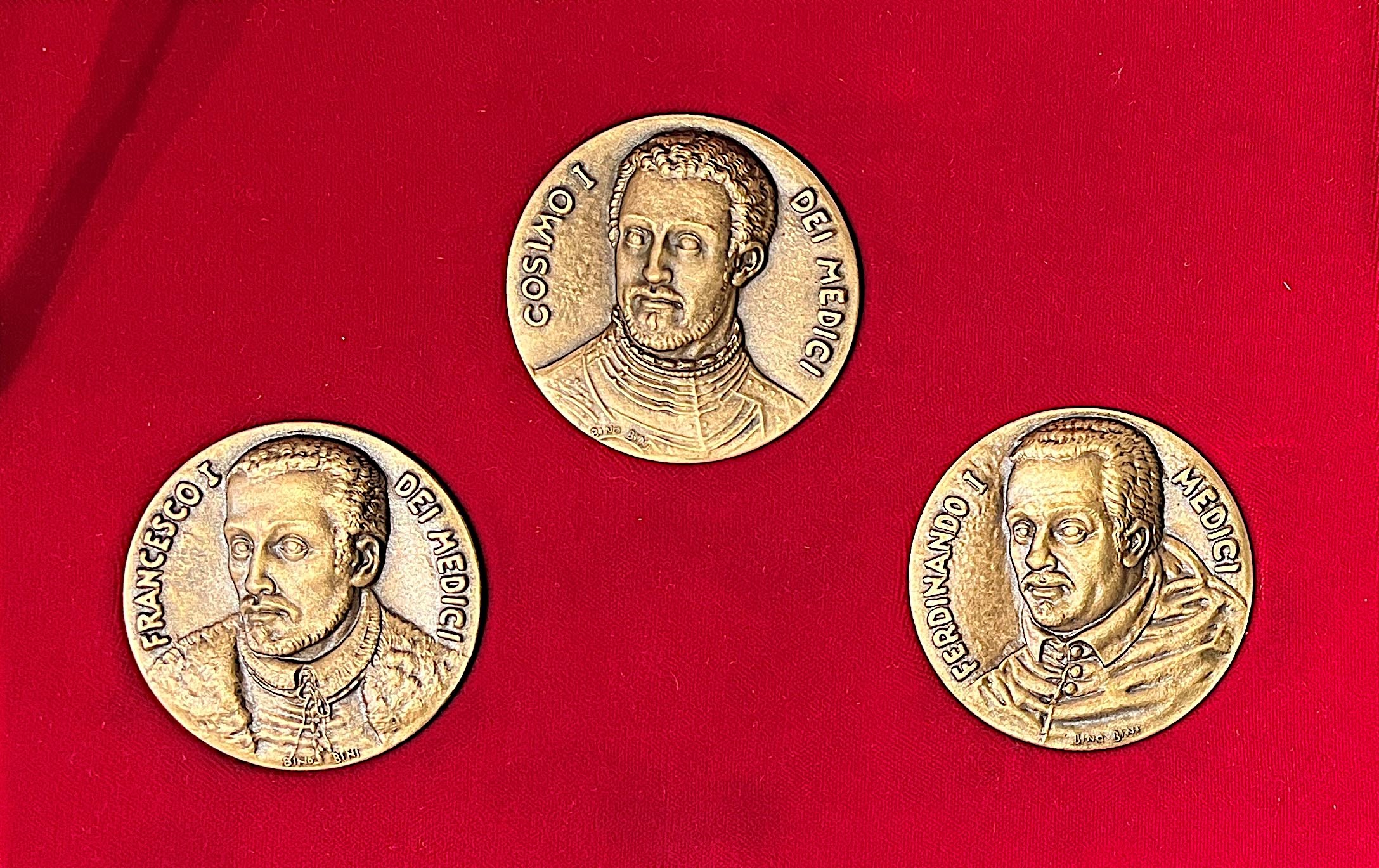 Circolo Numismatico Alfa Cure Firenze, Serie completa di dodici medaglie dei Granduchi di Toscana...