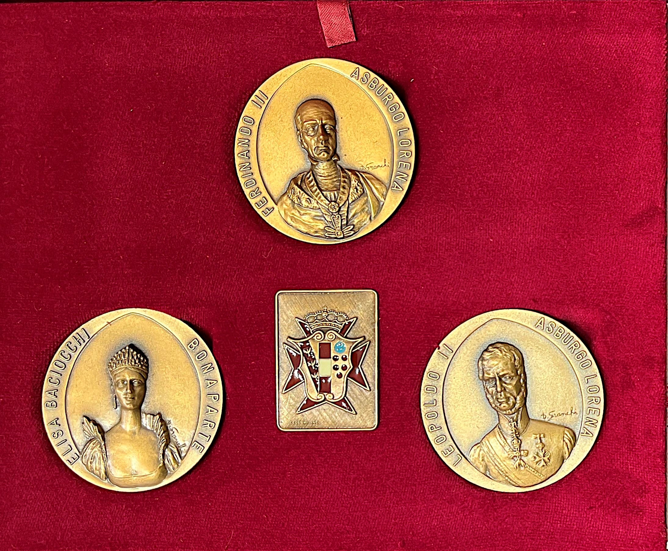 Circolo Numismatico Alfa Cure Firenze, Serie completa di dodici medaglie dei Granduchi di Toscana...
