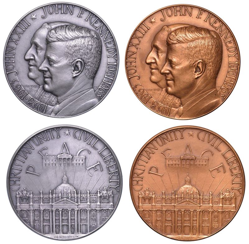 VATICANO. GIOVANNI XXIII, 1958-1963. Lotto di due medaglie.  - Auction Light Numismatics - Cambi Casa d'Aste