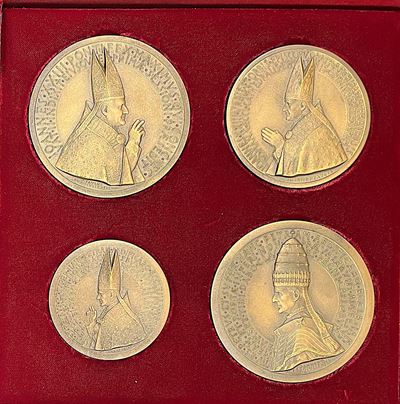 Giovanni XXIII, Lotto di quattro medaglie (1958-1963)