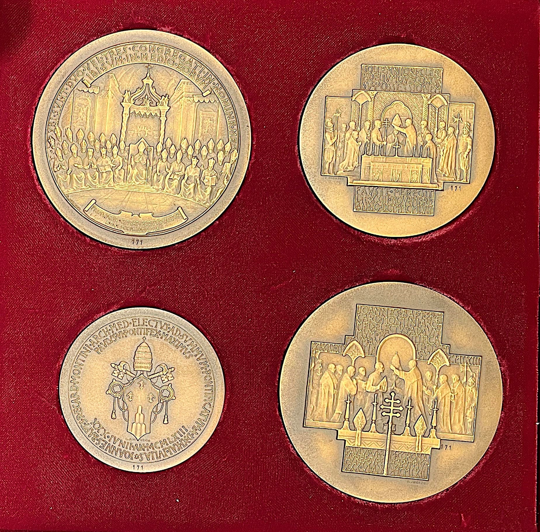 Giovanni XXIII, Lotto di quattro medaglie (1958-1963)