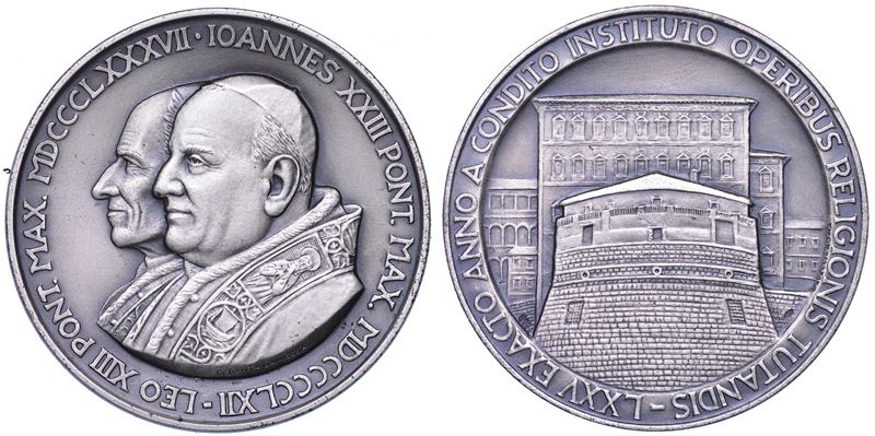 VATICANO. GIOVANNI XXIII, 1958-1963. Medaglia straordinaria in argento 1962. Istituto Opere Diocesane.  - Asta Numismatica Light - Cambi Casa d'Aste