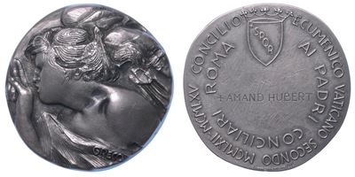 Medaglia in argento commemorativa del Concilio Ecumenico Vaticano II, Giovanni XXIII, 1962-1965