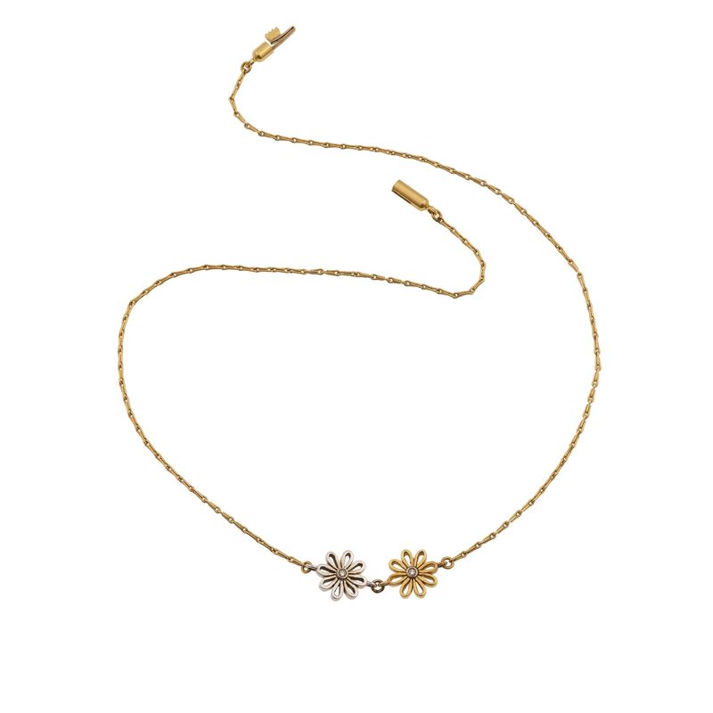 Diamond and gold necklace  - Auction Jewels - Cambi Casa d'Aste