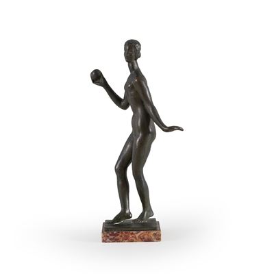 Fonditore del XX secolo, Presumibilmente Venere o Eva, scultura in bronzo brunito
