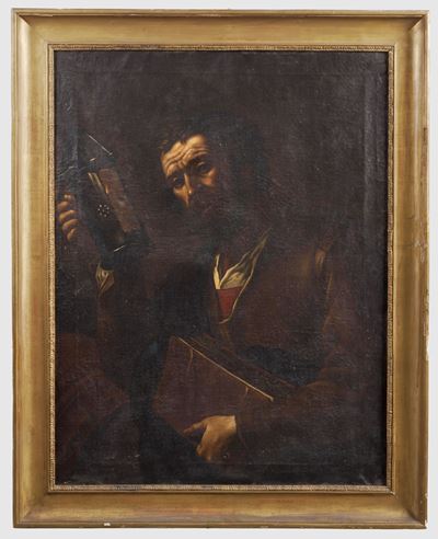 Scuola napoletana del XVII secolo, Diogene di Sinope, olio su tela