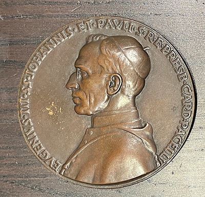 VATICANO, Medaglia in bronzo commemorativa di Pio XII, 1929