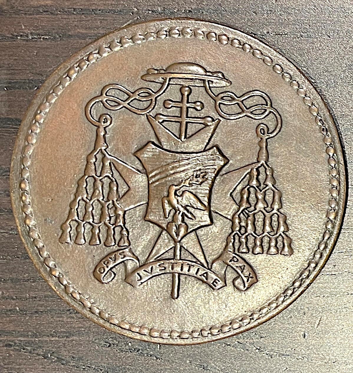 VATICANO, Medaglia in bronzo commemorativa di Pio XII, 1929