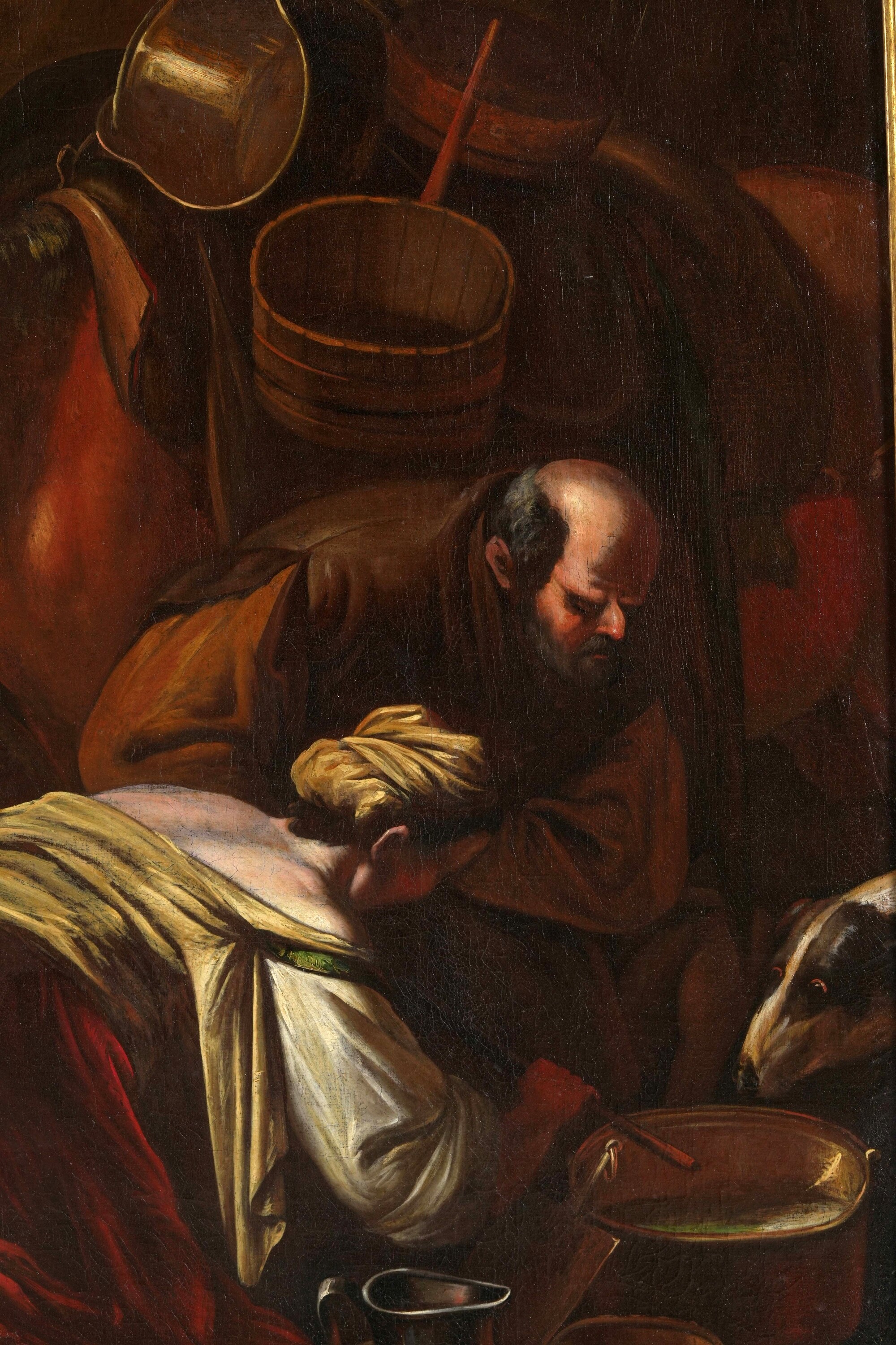 Francesco Giambattista da Ponte Detto Francesco Bassano - Paesaggio con pastori e contadini, olio...