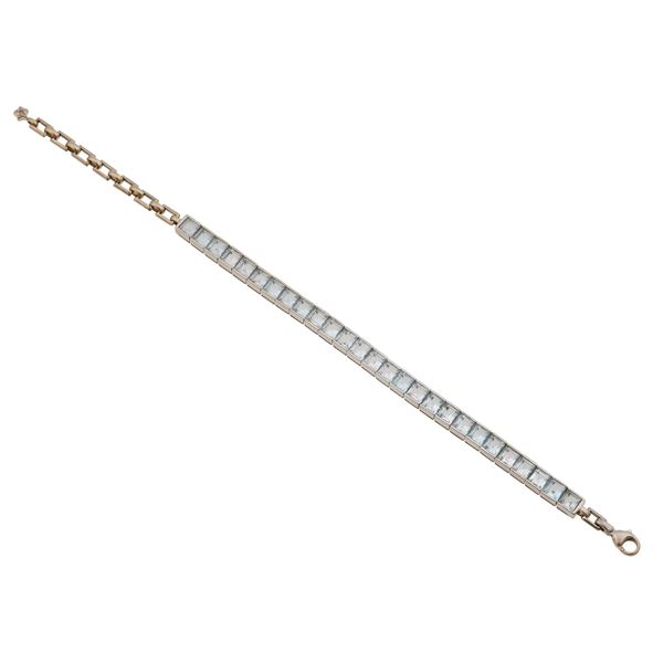 Bracciale con topazi azzurri