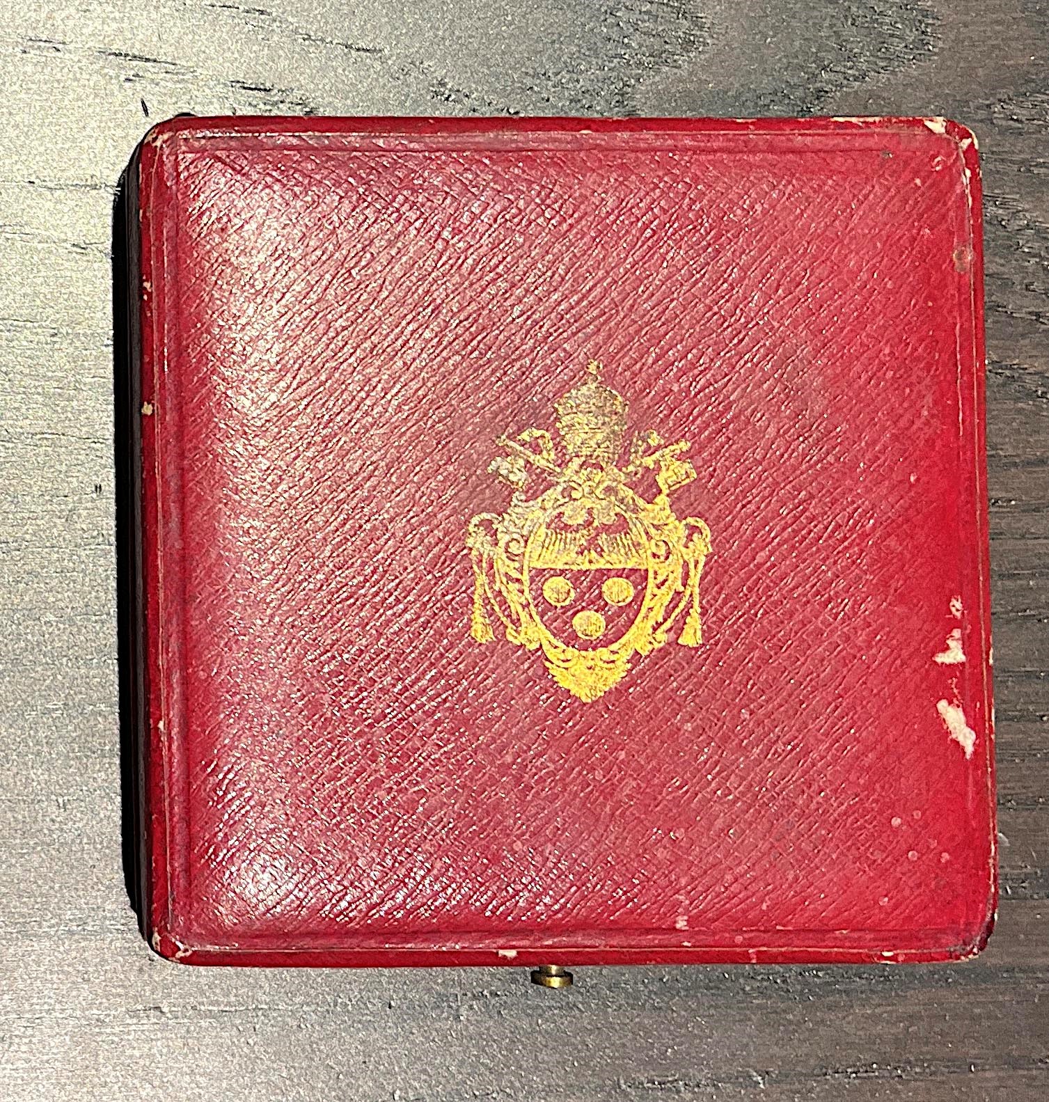 VATICANO, Medaglia in bronzo dorato 1922 - Elezione Vos Vocati