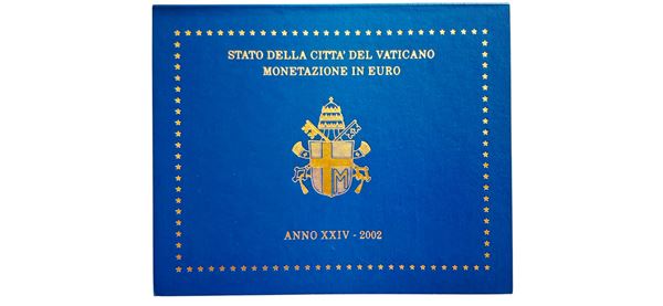 Vaticano 2002: divisionale Euro FdC.