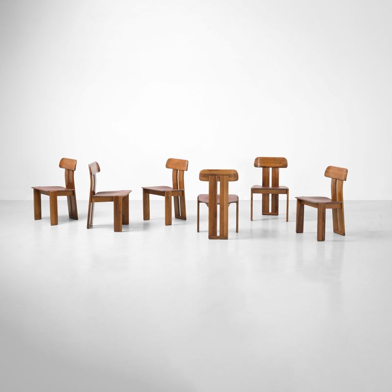 Mario Marenco : Sei sedie  - Auction Design - Cambi Casa d'Aste